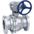 Two bodies Flanged Ball Valve